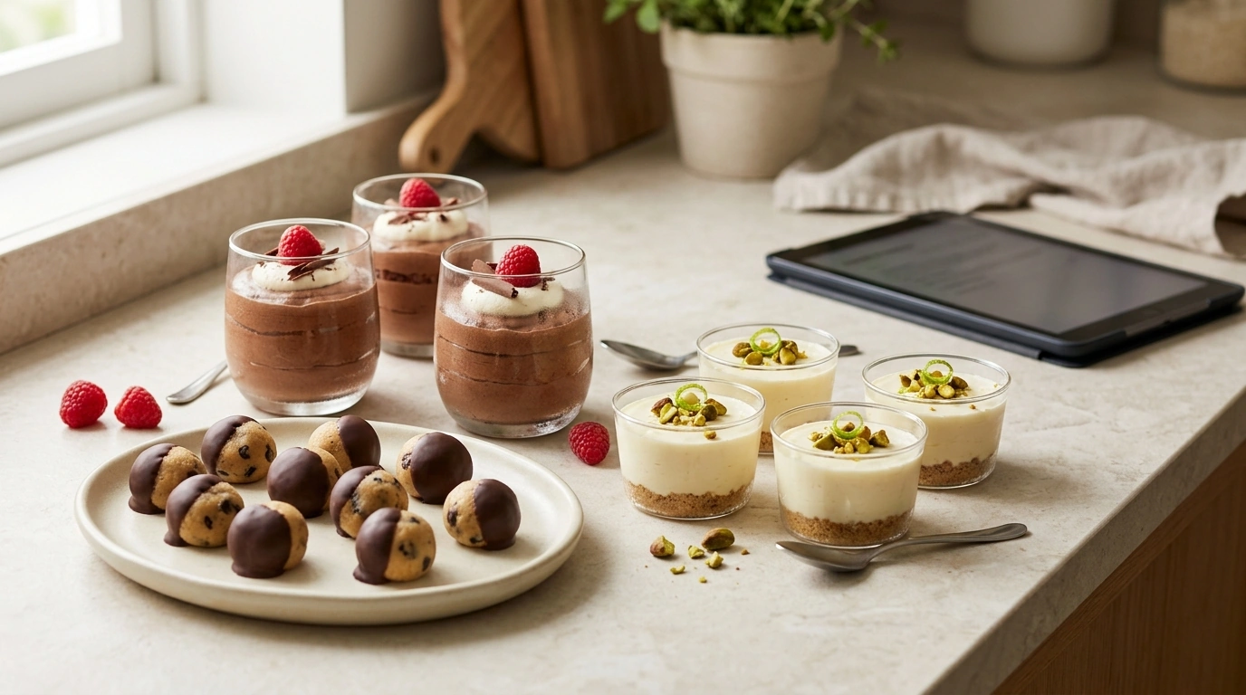 Quick No-Bake Desserts: Mousse, Cheesecake Bites & More