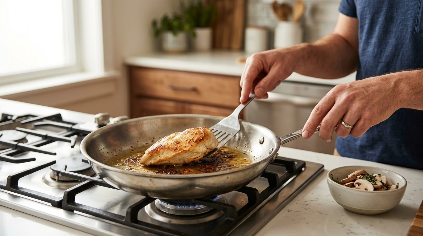 Stainless Steel Cooking Checklist for Perfect Sear & Release
